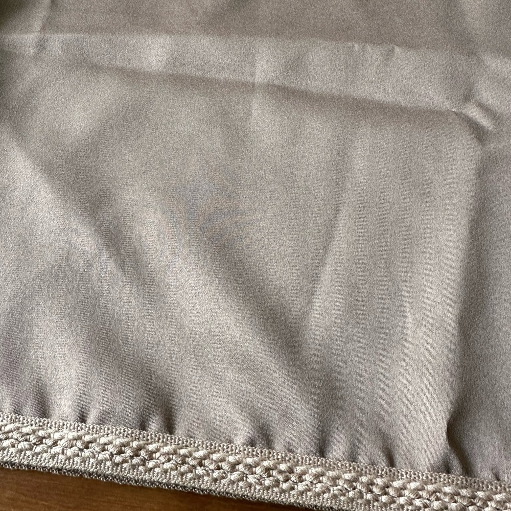 Window Valance Lot (4 total) - Brown. 55”W x 17.5” length